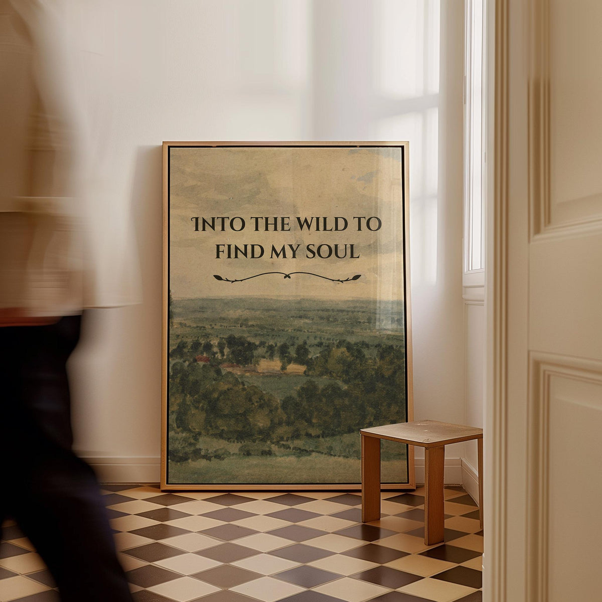 Into The Wild To Find My Soul Print