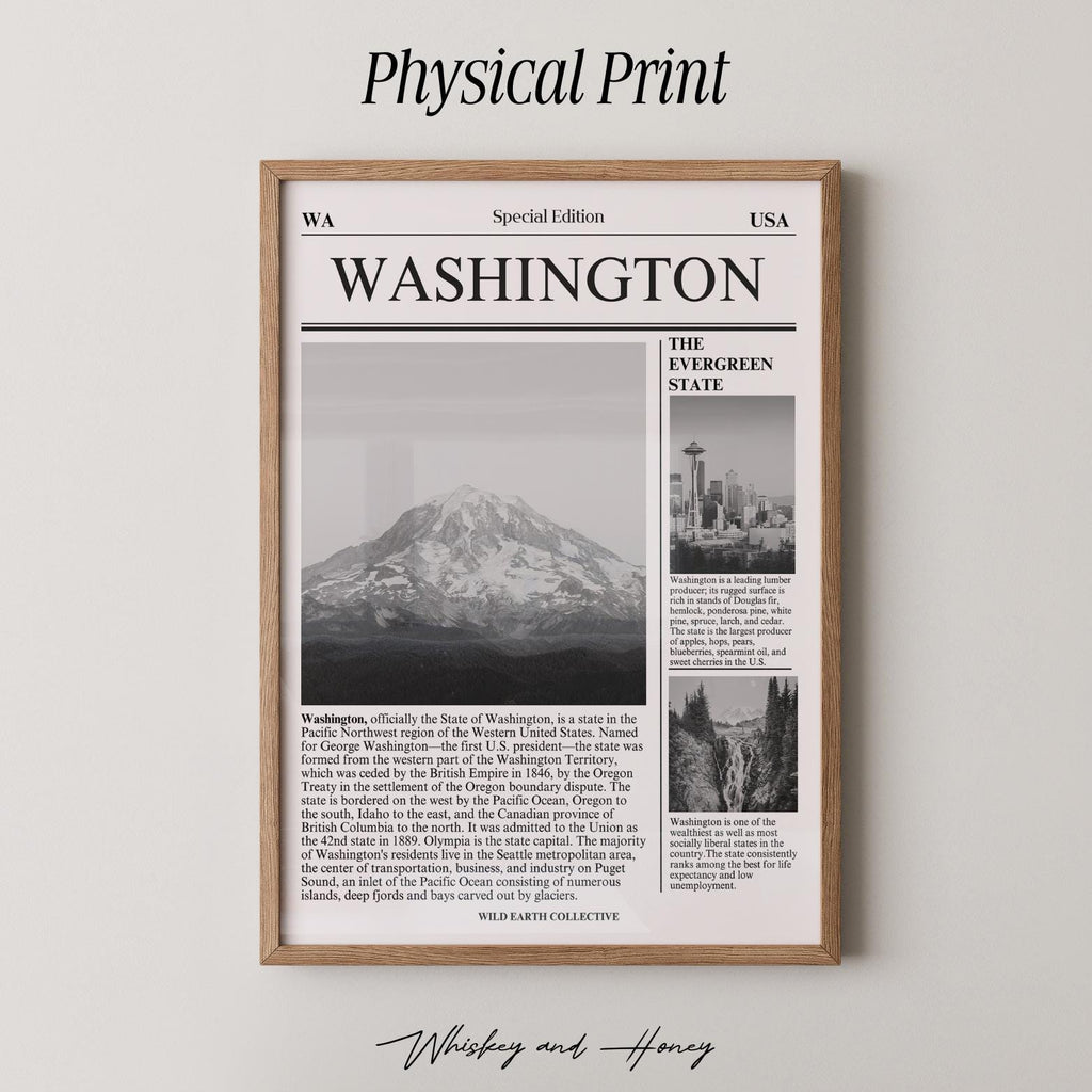 Washington State Newspaper Print