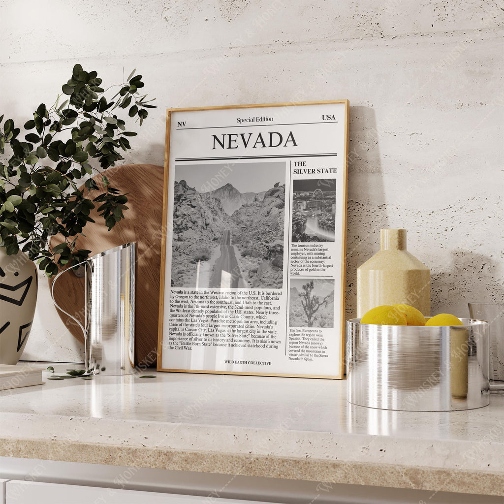 Nevada State Newspaper Print