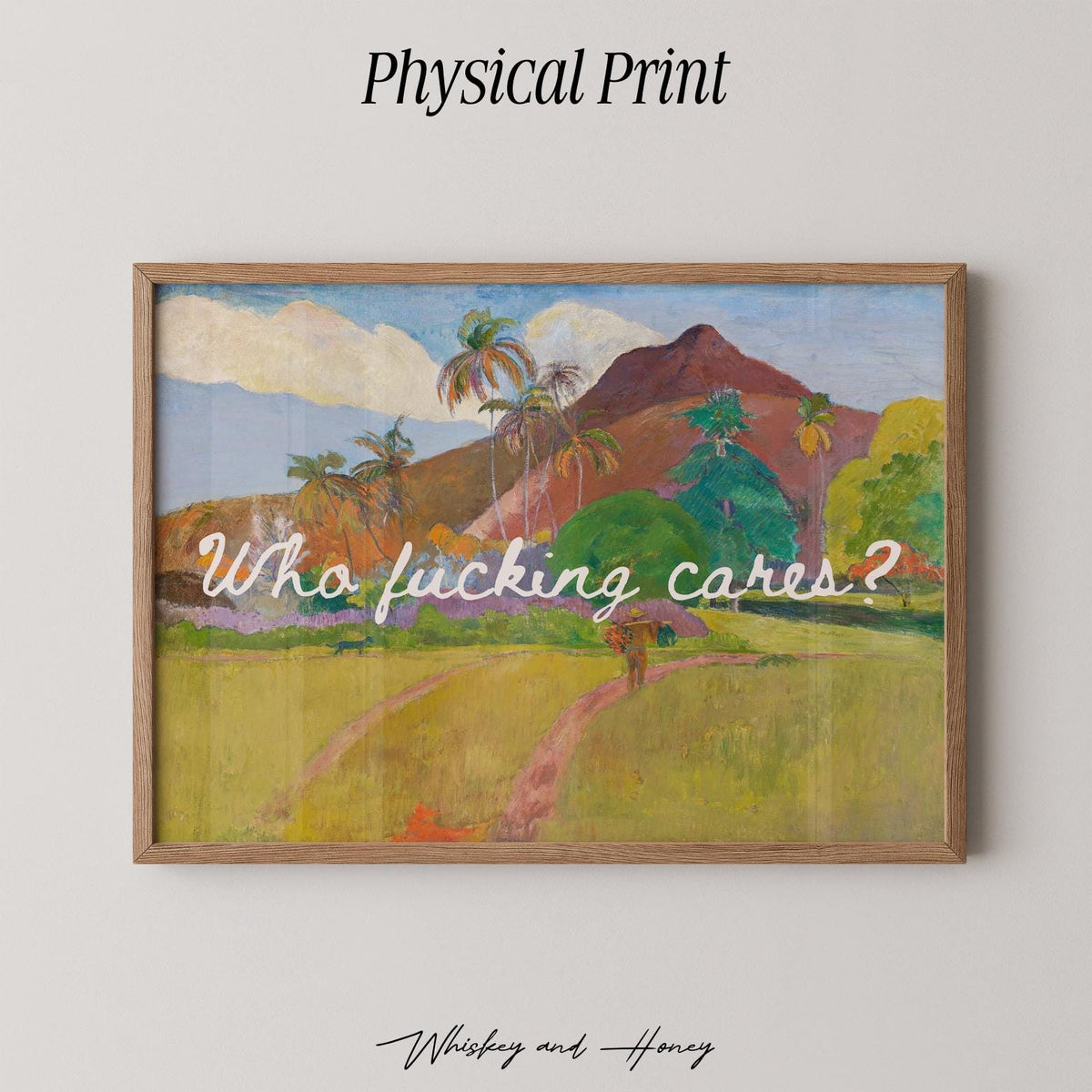 Who Fucking Cares? Tropical Print