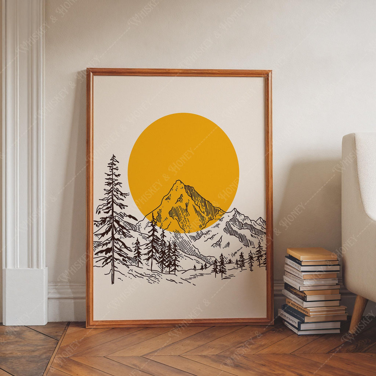Sunset Mountain Print