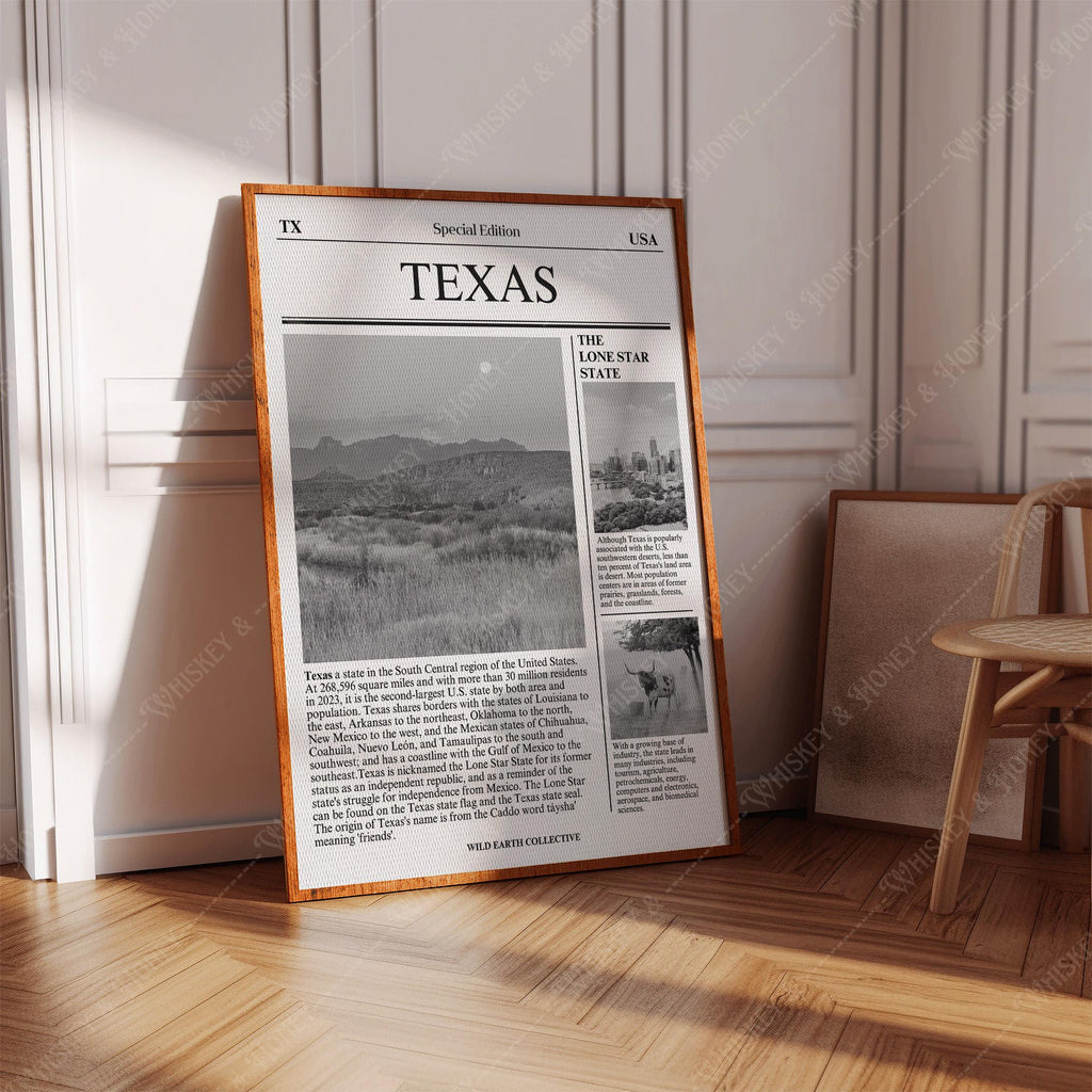 Texas Newspaper Print