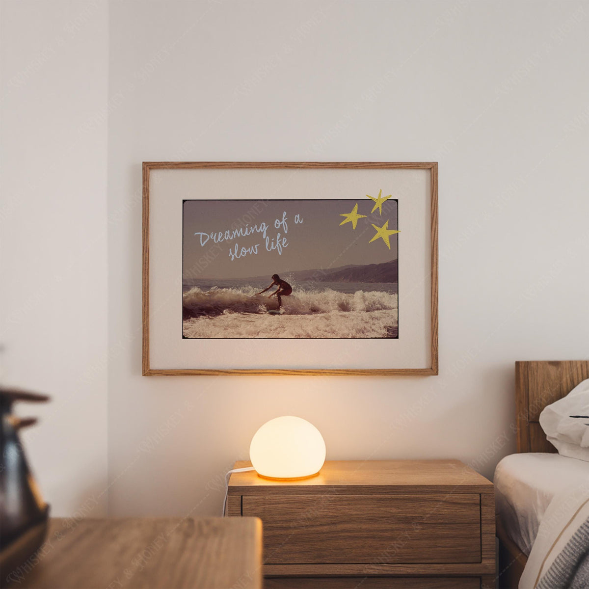 Dreaming Of A Slow Life Surfing Print