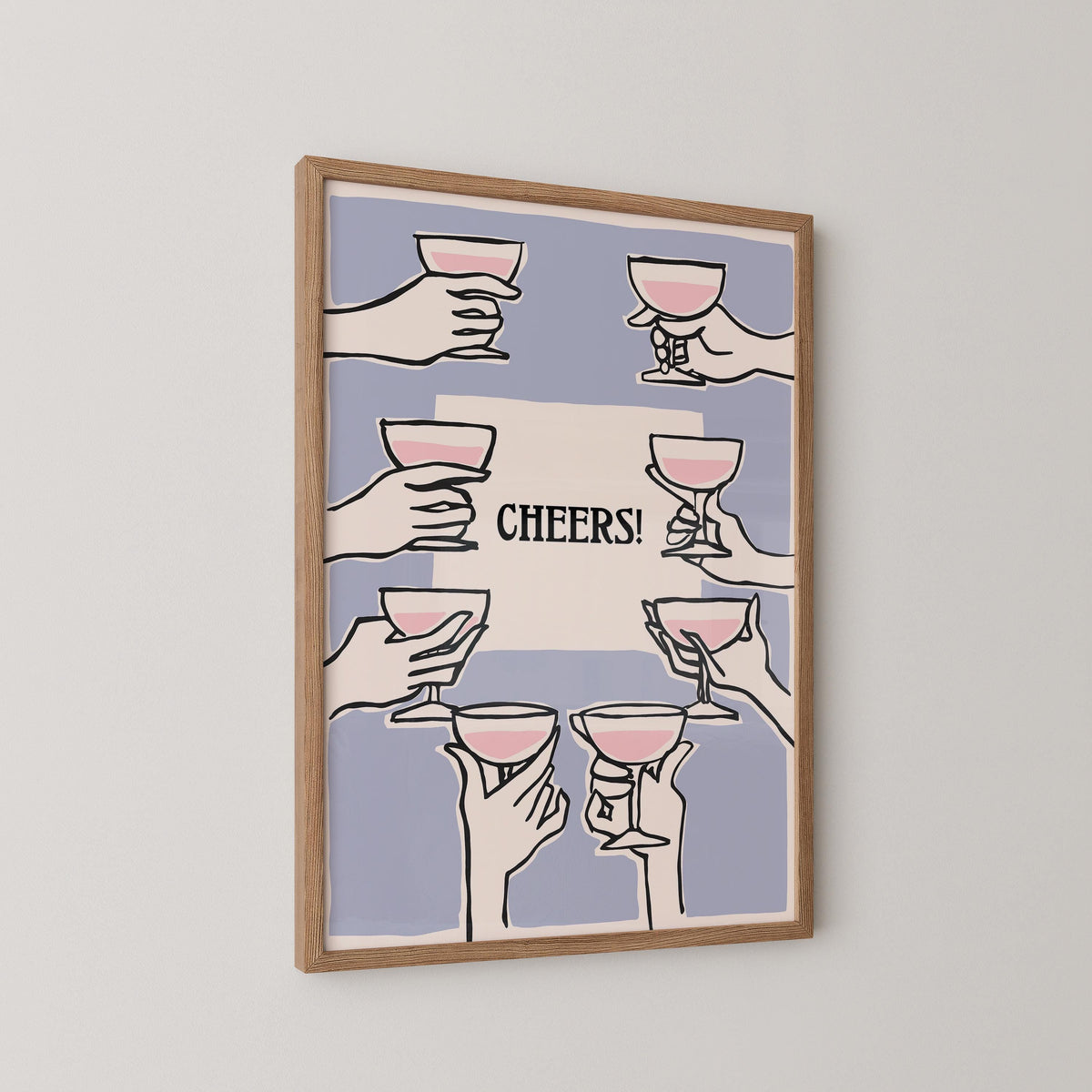Cheers Cocktail Print
