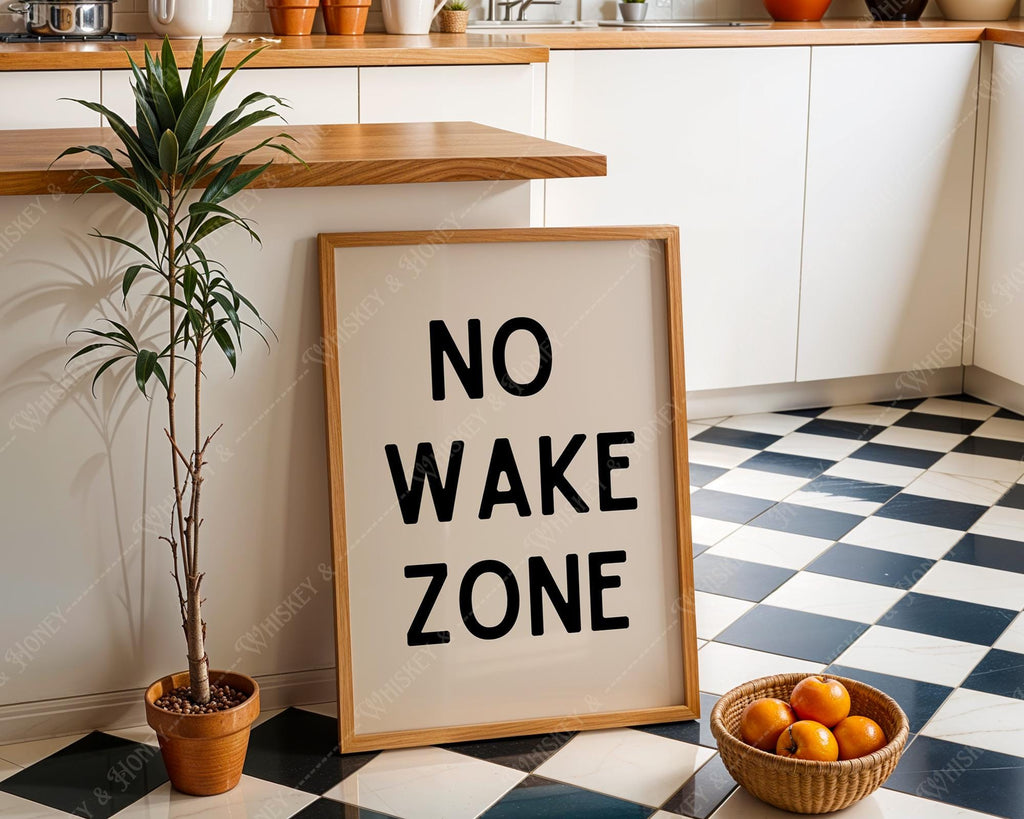 No Wake Zone Print