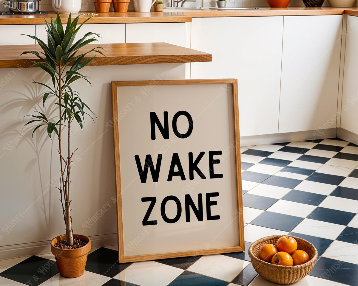 No Wake Zone Print