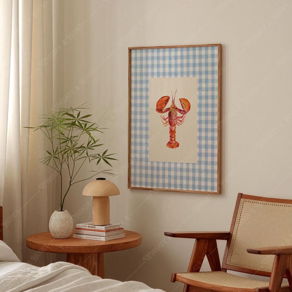 Lobster Watercolor Print