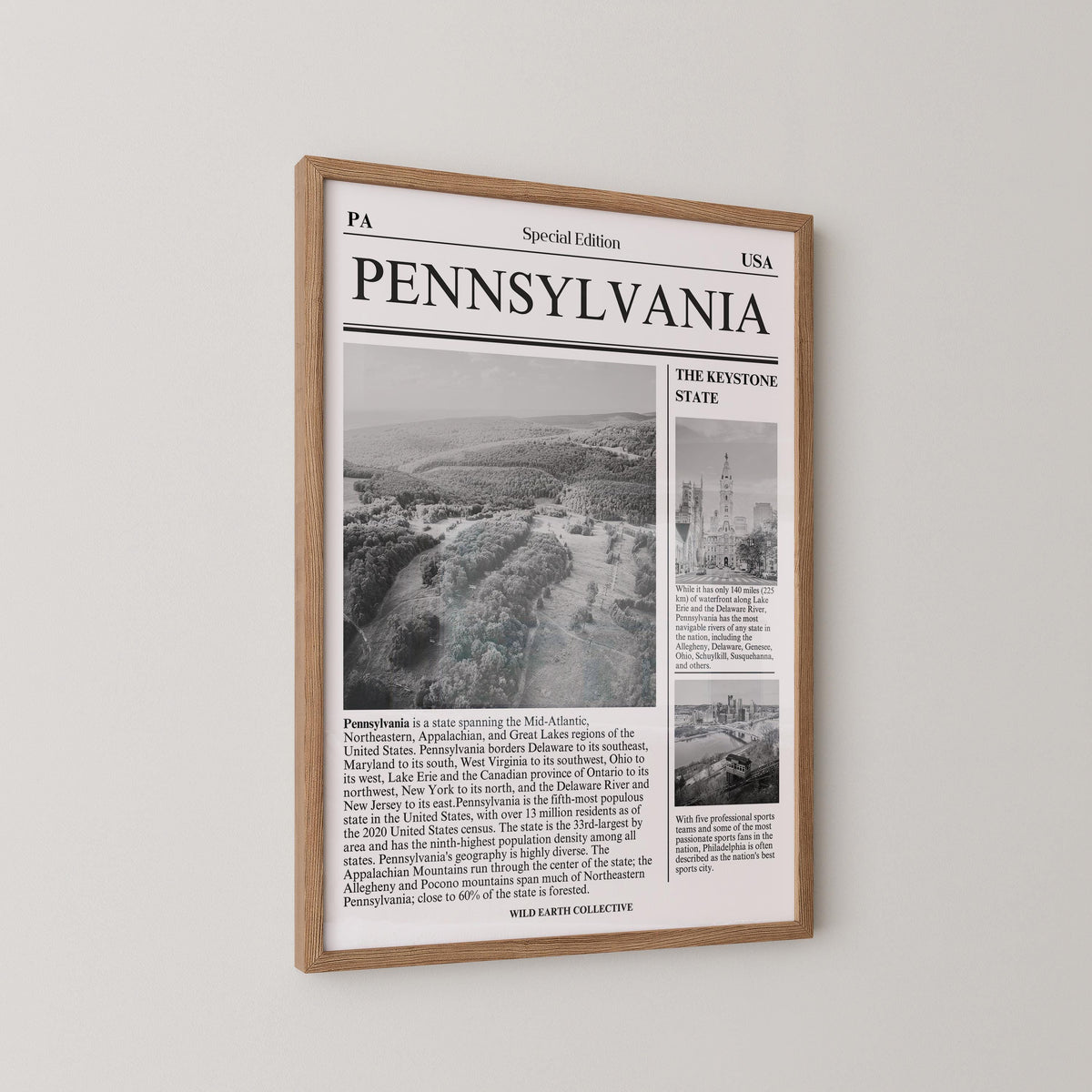 Pennsylvania Newspaper Print