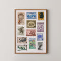 Vintage Wilderness Stamps Print