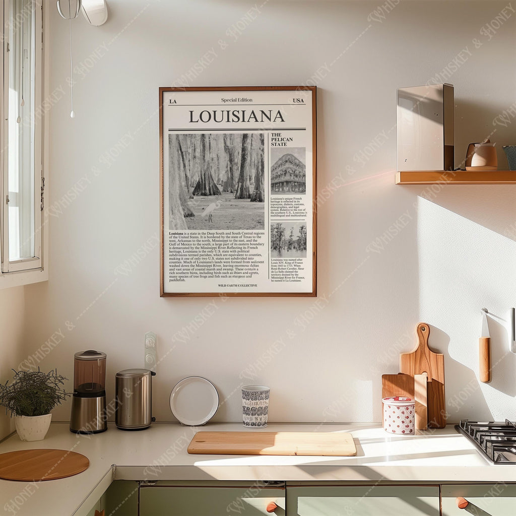Louisiana Newspaper Print