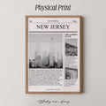 New Jersey Newspaper Print