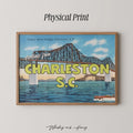 Greetings from Charleston SC Art Print