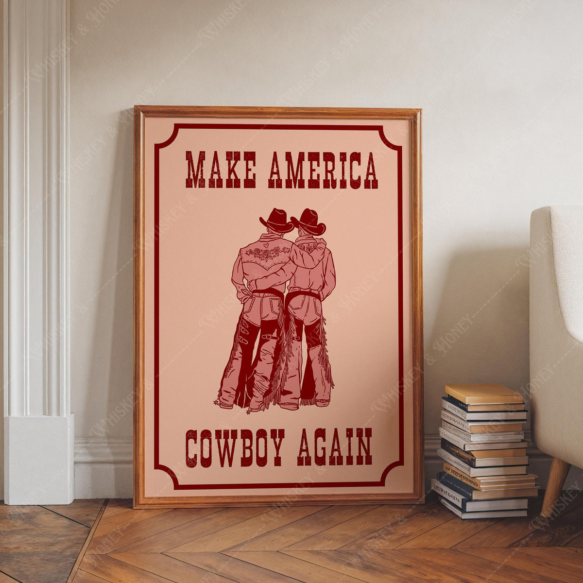 Make America Cowboy Again Print