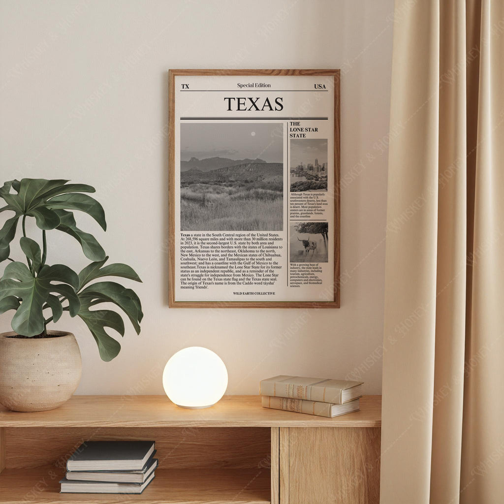 Texas Newspaper Print