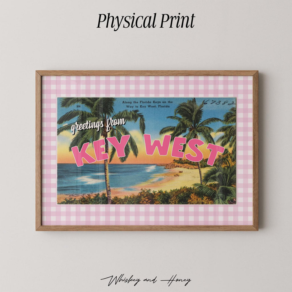 Greetings from Key West Print