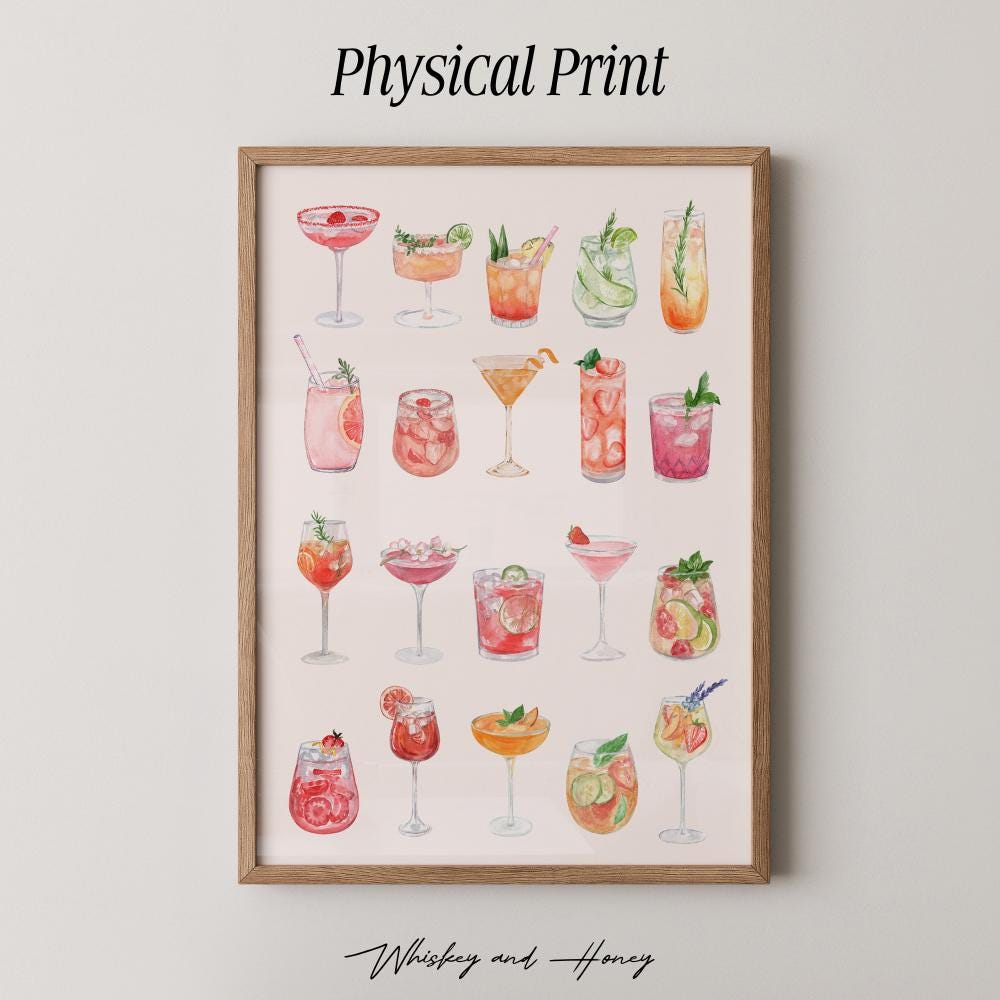 Fruity Cocktails Print