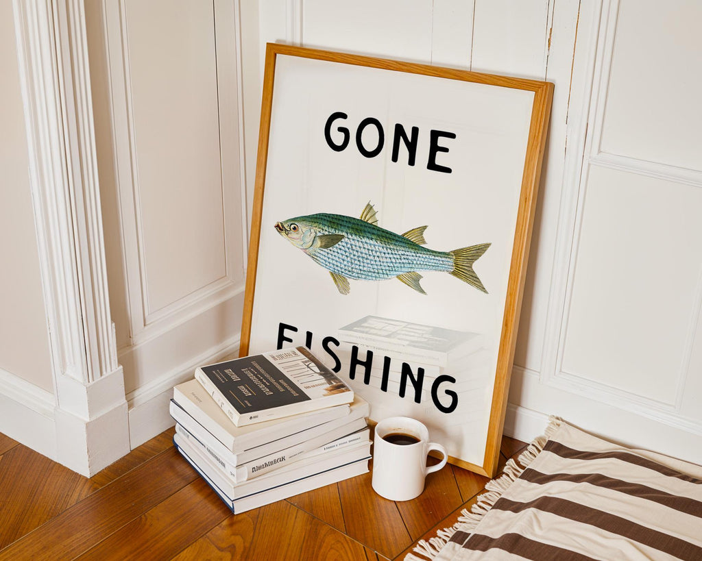 Gone Fishing Print