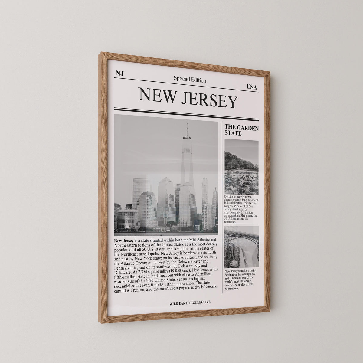 New Jersey Newspaper Print