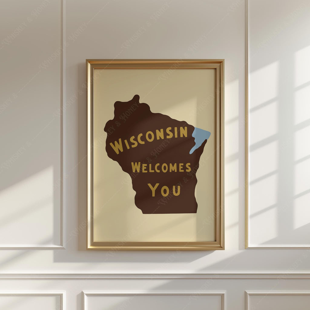 Wisconsin Welcomes You Print