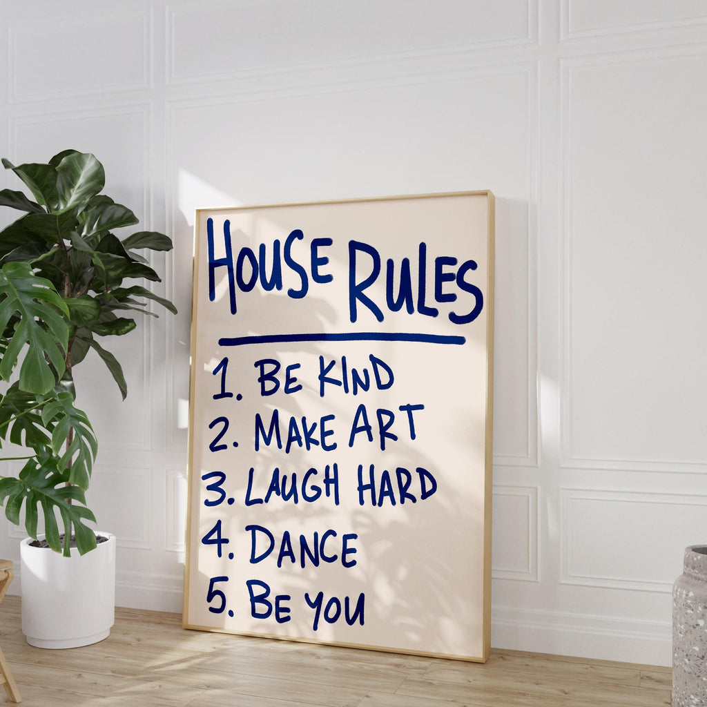 House Rules Print