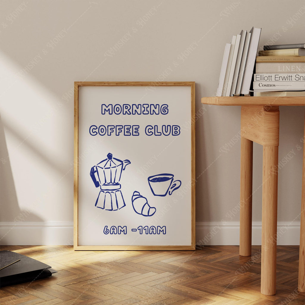 Morning Coffee Club Print