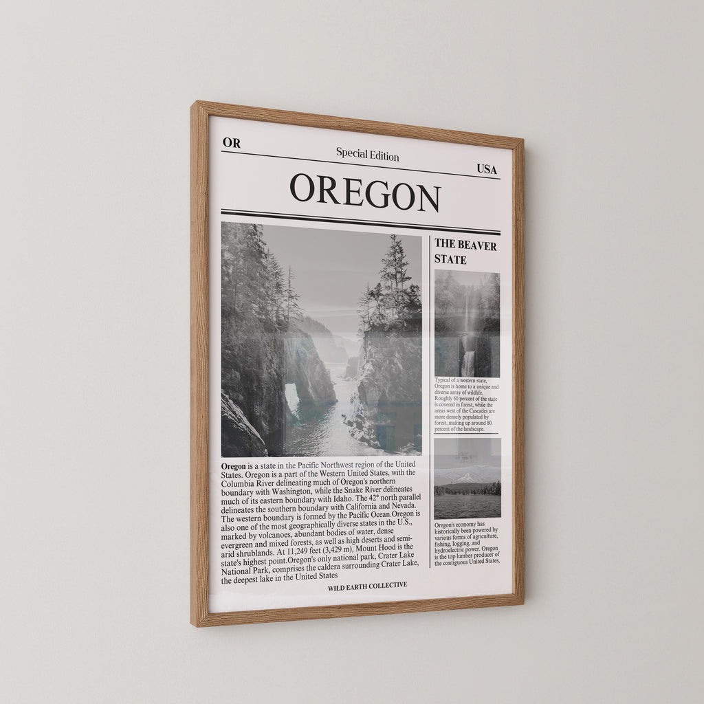Oregon Newspaper Print