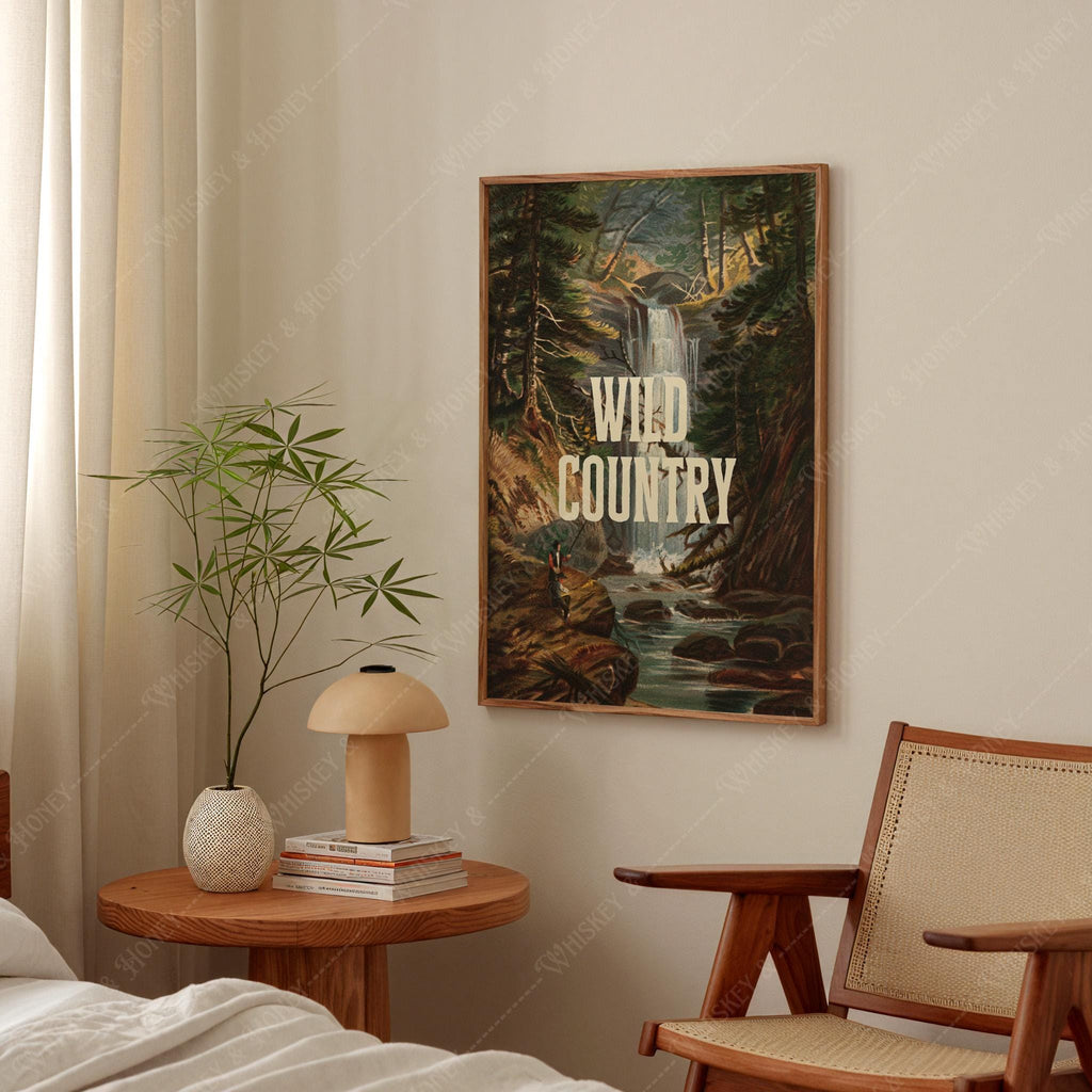 Wild Country Waterfall Print