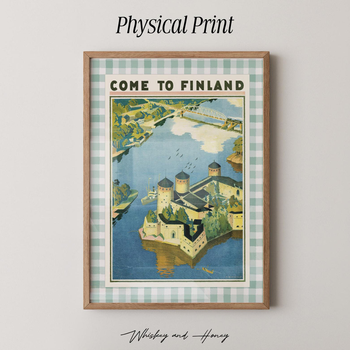 Come to Finland Travel Print