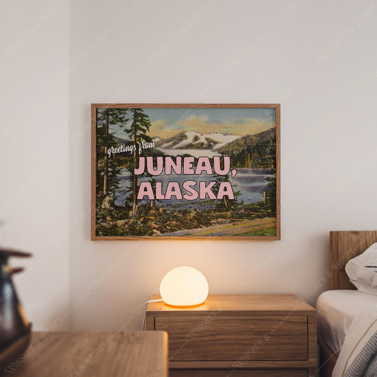 Greeting From Juneau Alaska Postcard Print