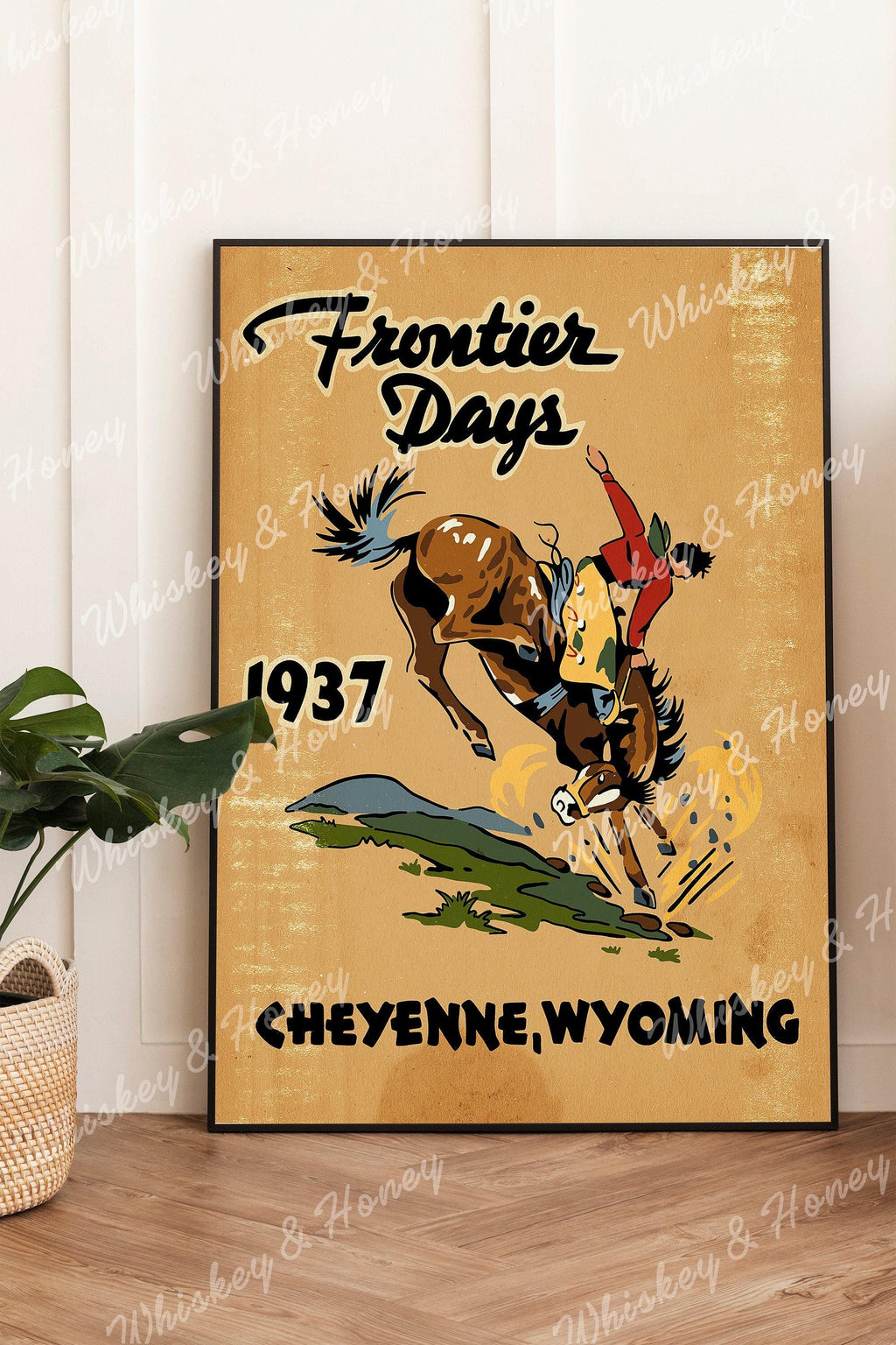 Vintage Frontier Days Print