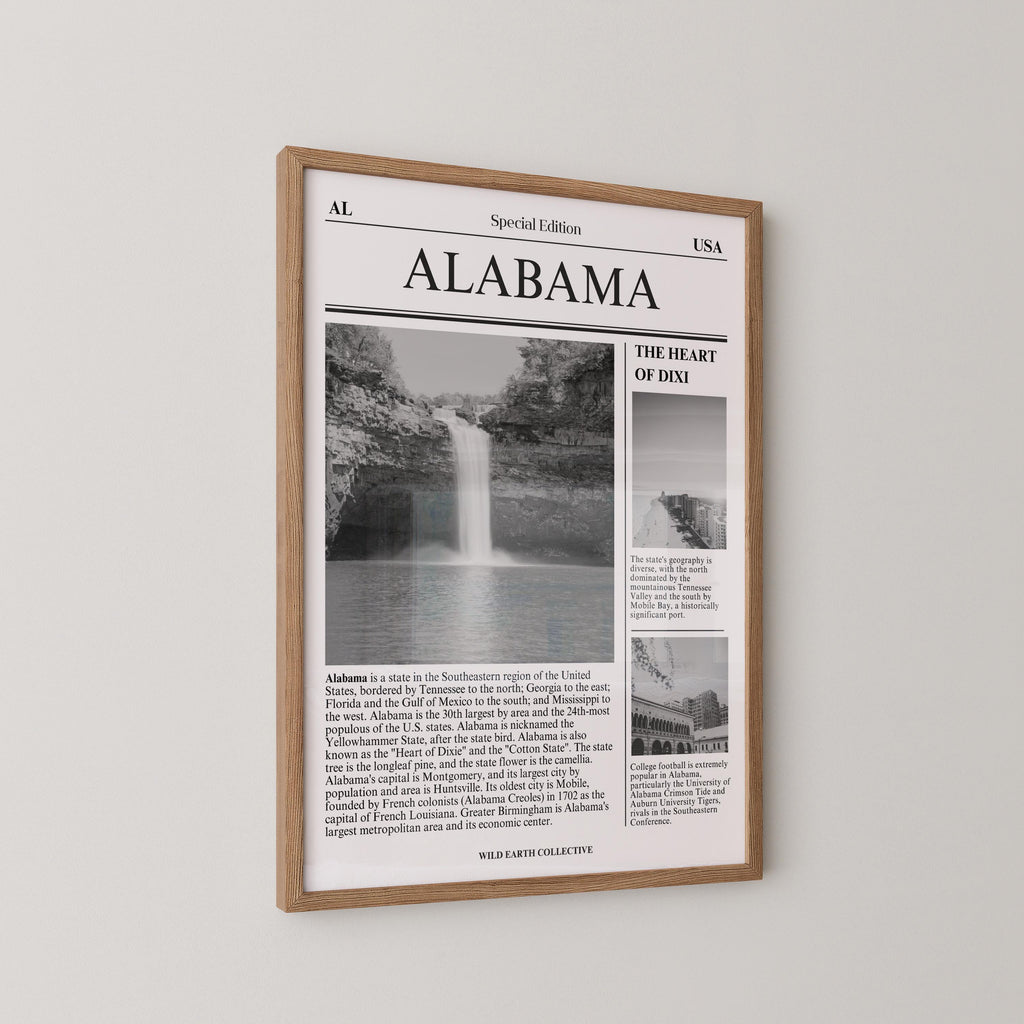 Alabama Newspaper Print