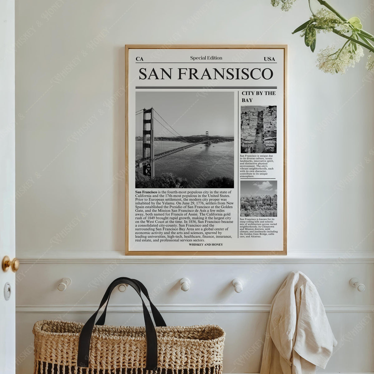 San Francisco Newspaper Print