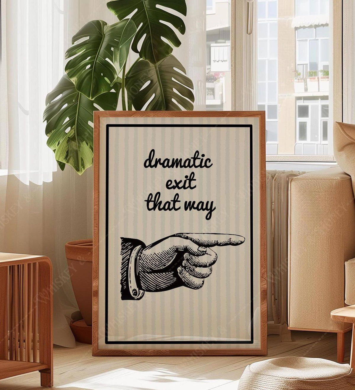 Dramatic Exit Print