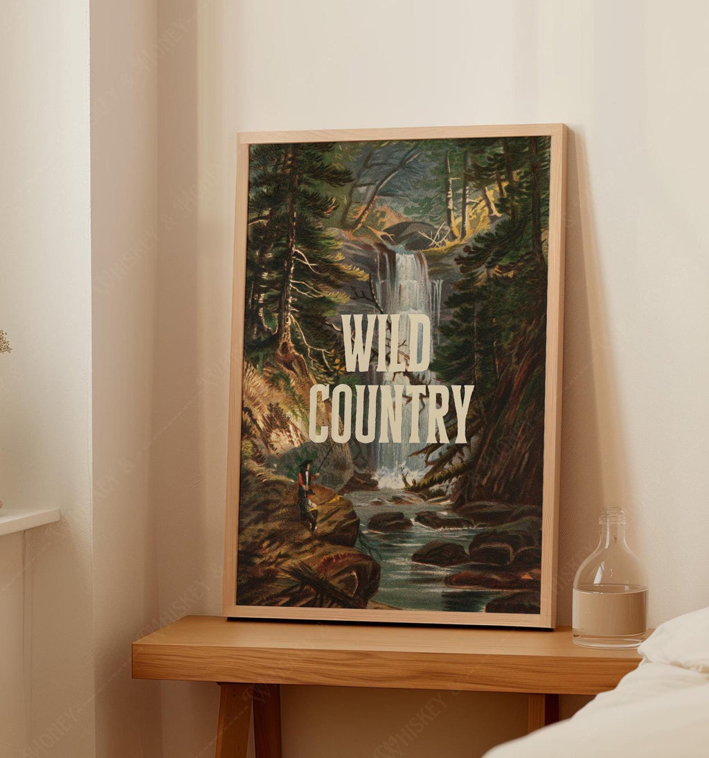 Wild Country Waterfall Print