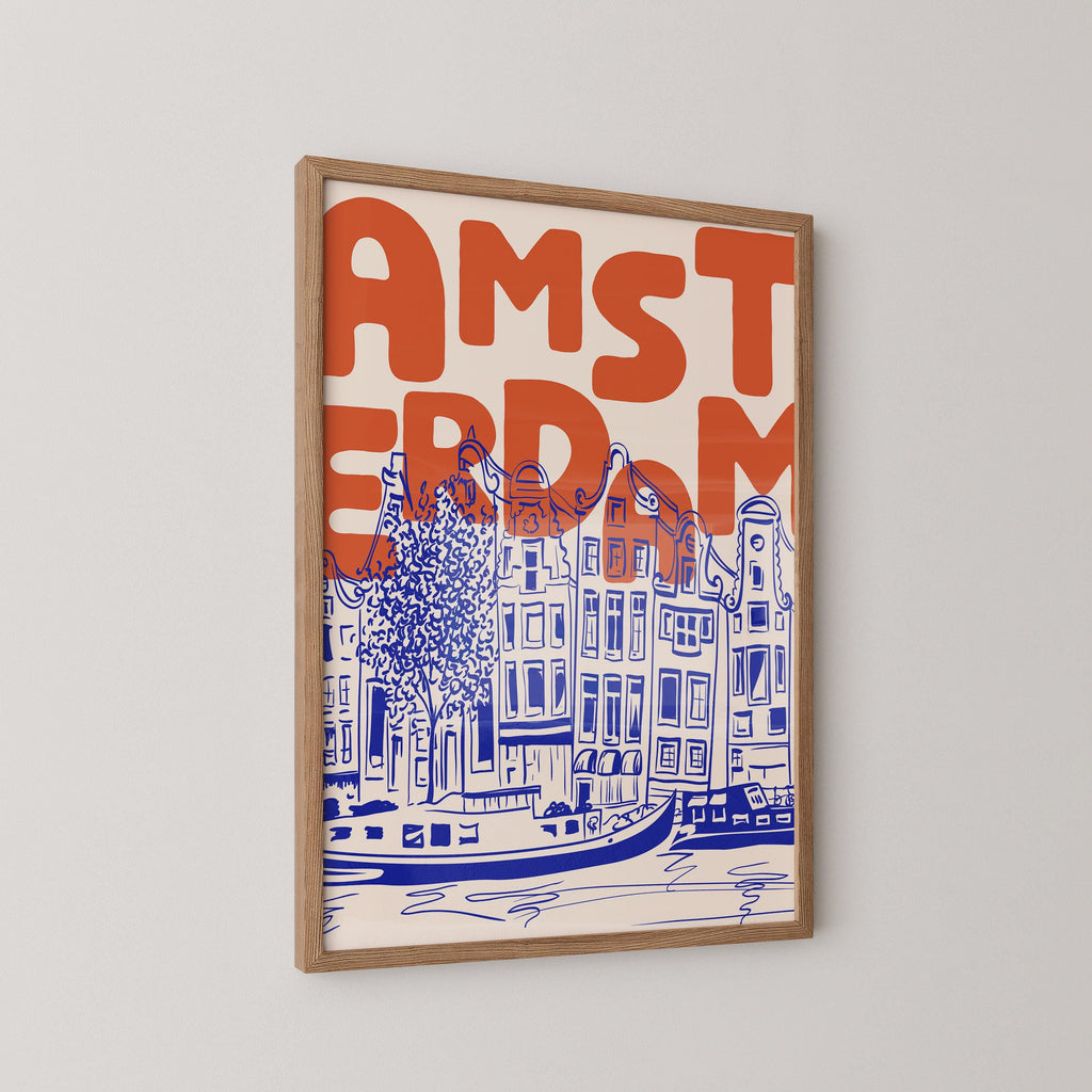 Amsterdam Travel Print