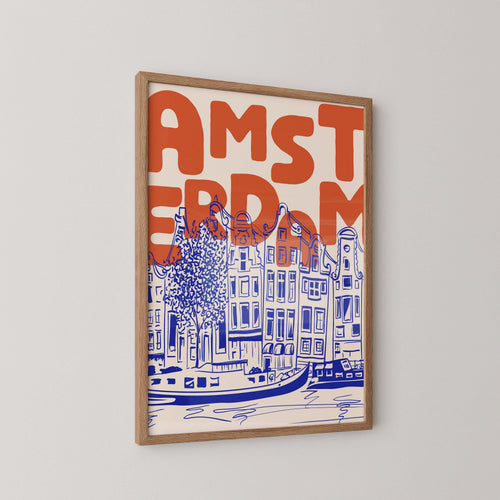 Amsterdam Travel Print