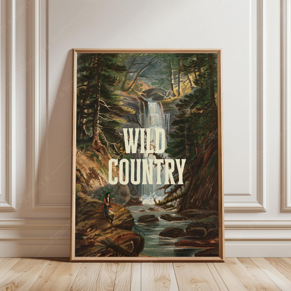 Wild Country Waterfall Print