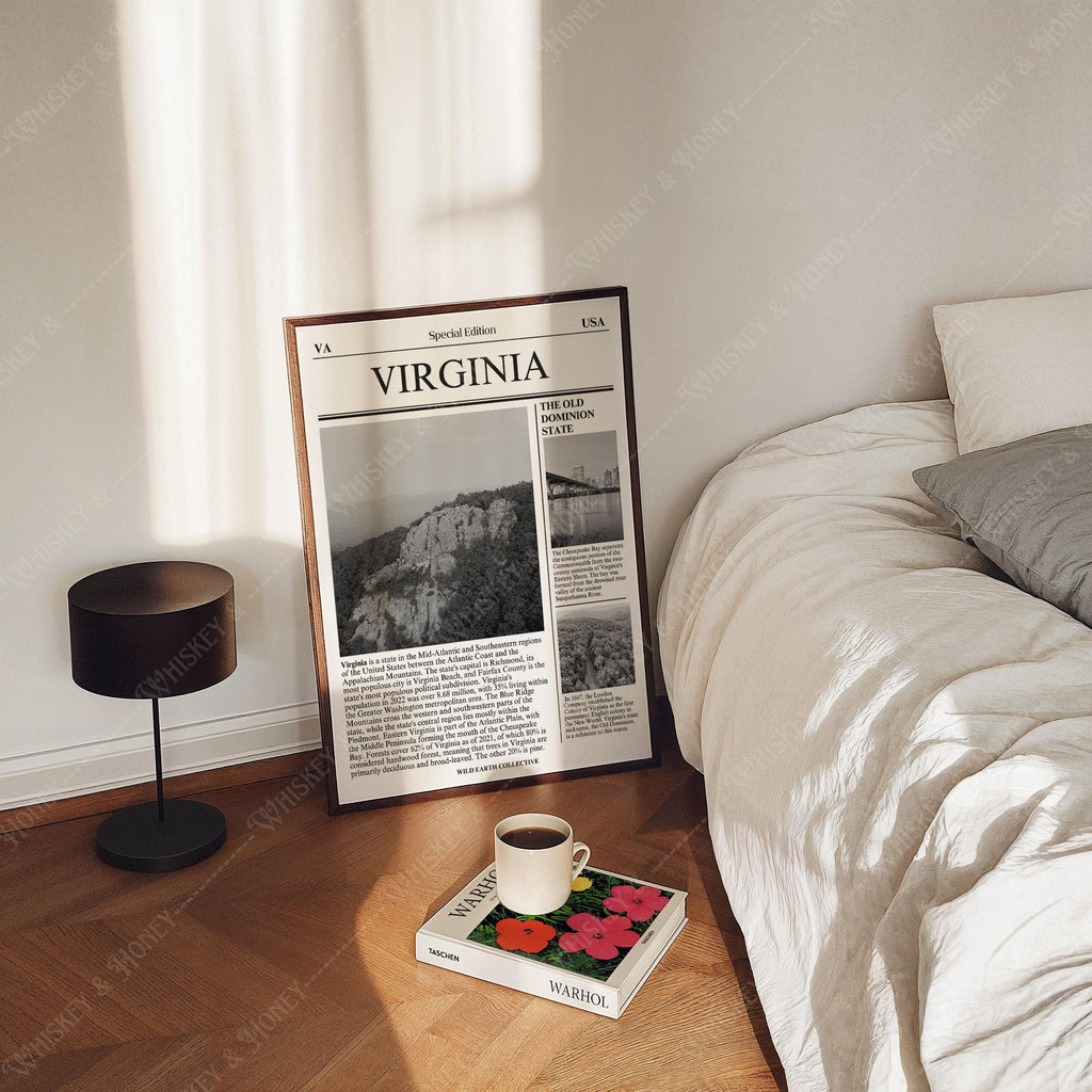 Virginia State Newspaper Print