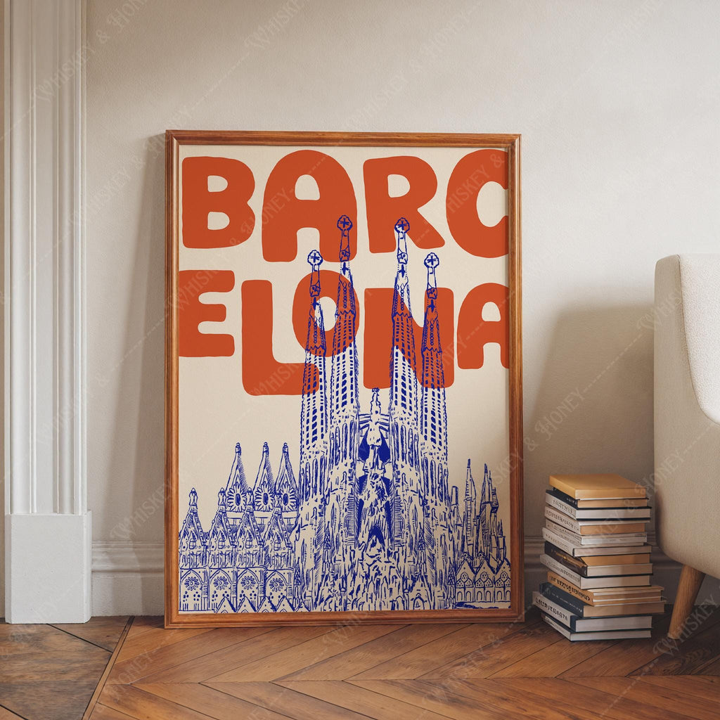 Barcelona Travel Print