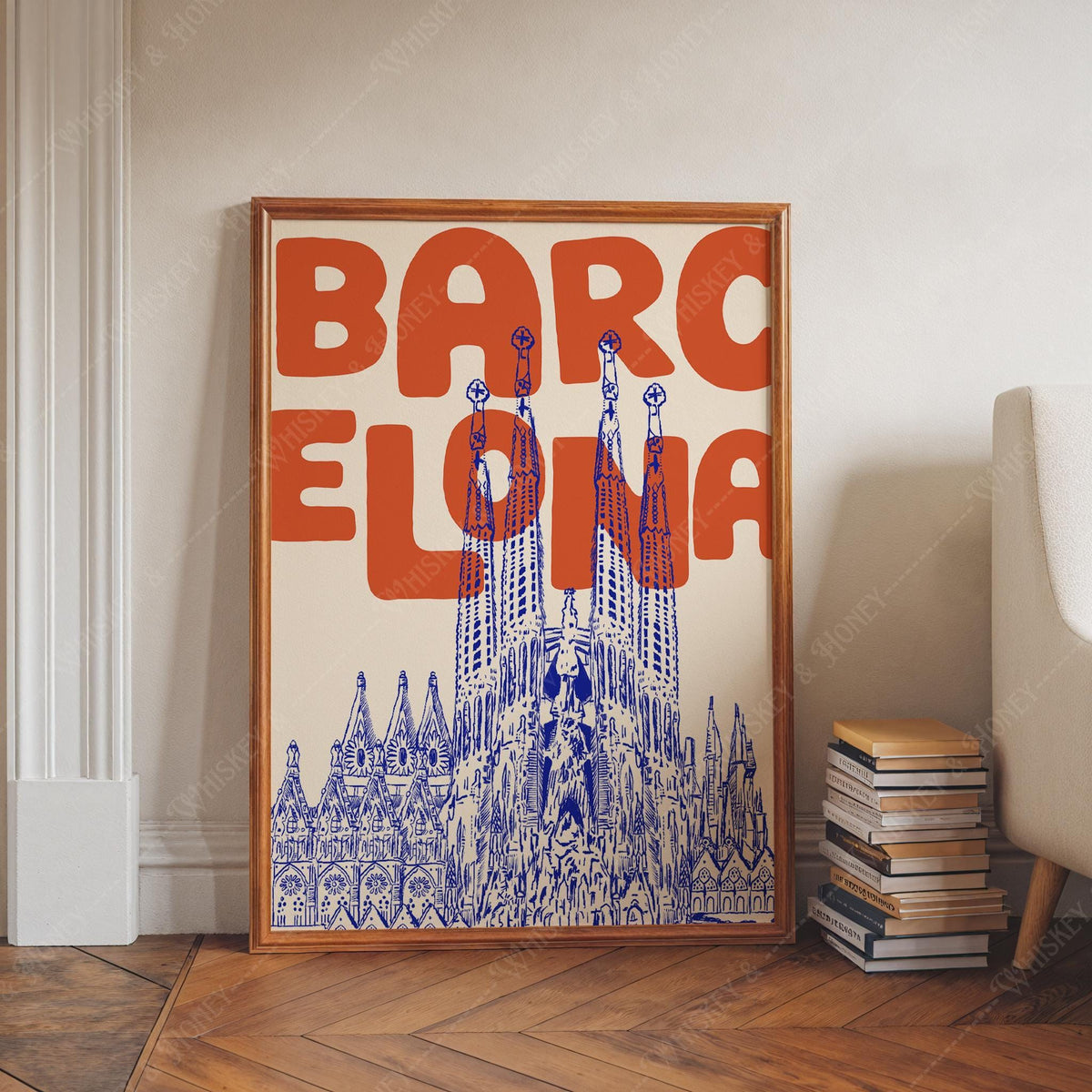 Barcelona Travel Print