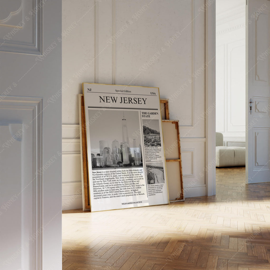 New Jersey Newspaper Print