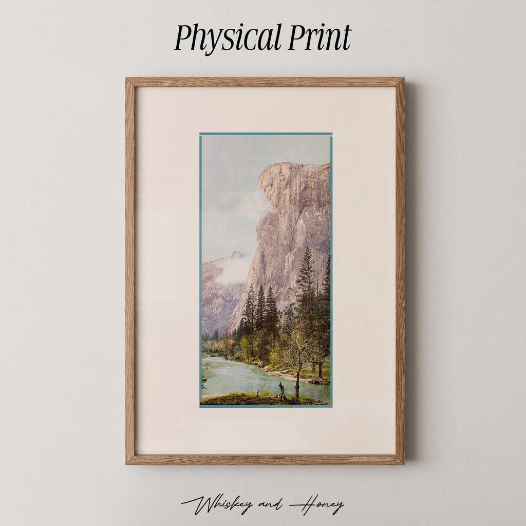Vintage Half Dome Yosemite Print