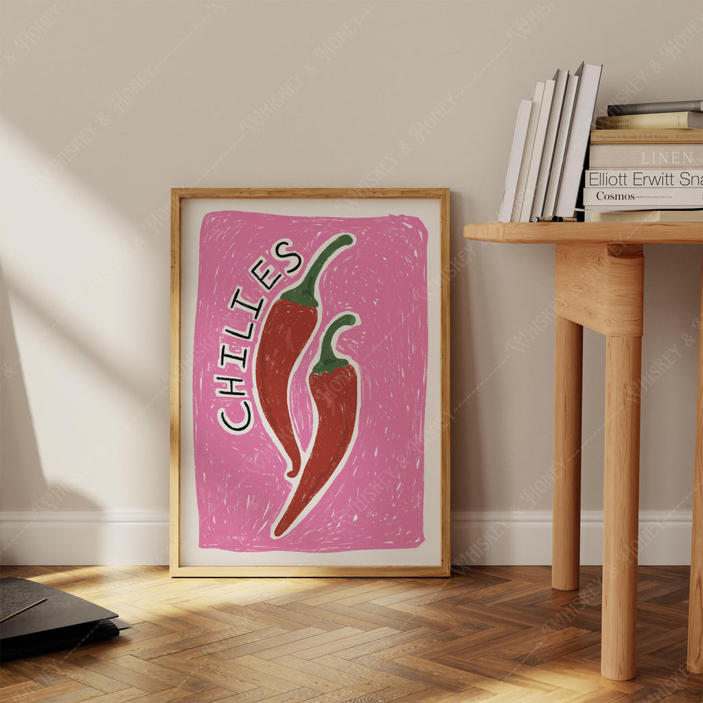 Chilies Illustration Print