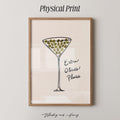 Extra Olives Please Martini Print