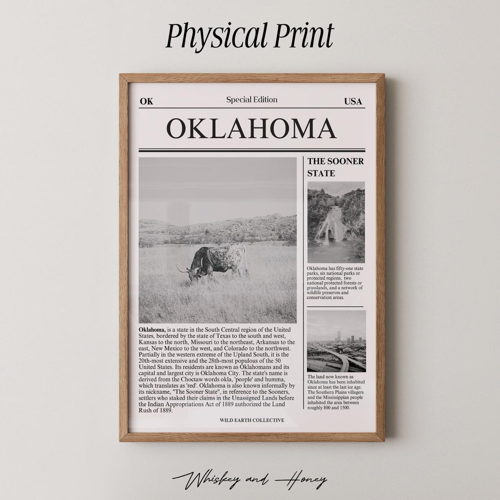 Oklahoma Newspaper Print
