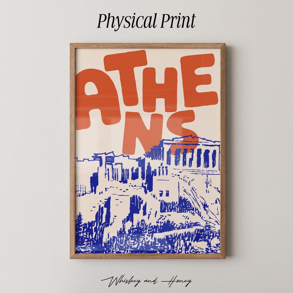Athens Greece Travel Print