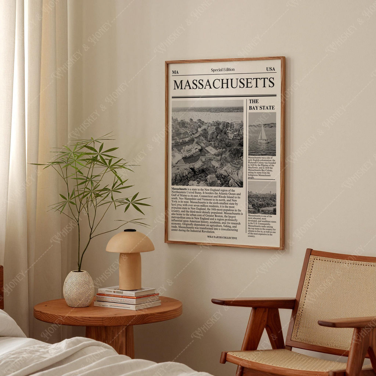 Massachusetts Newspaper Print