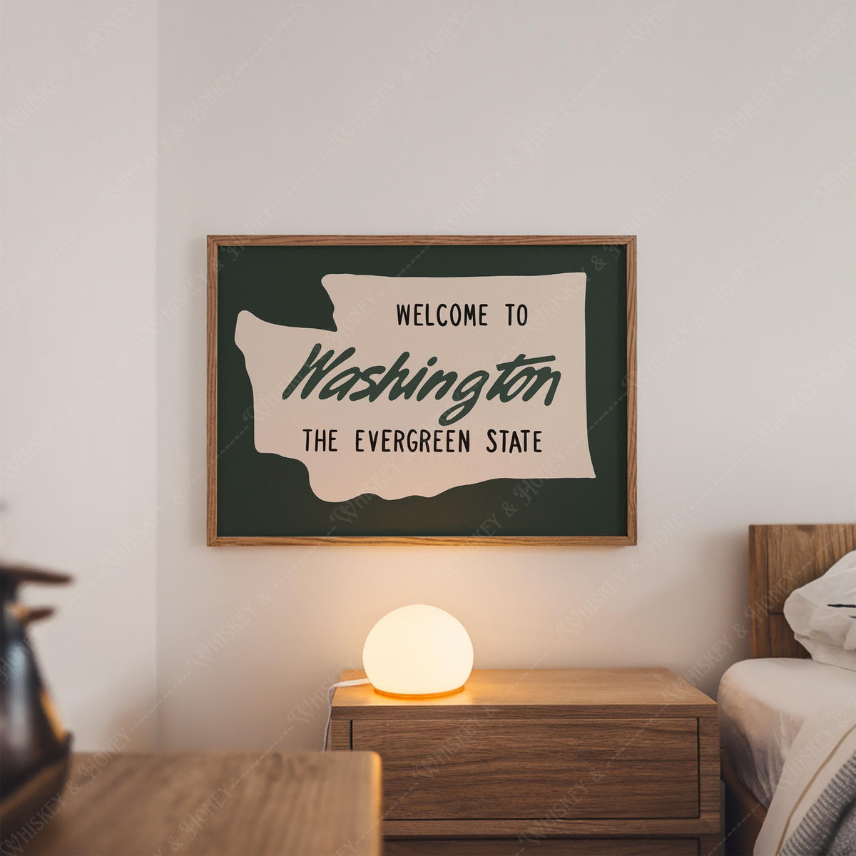 Welcome to Washington State Art Print