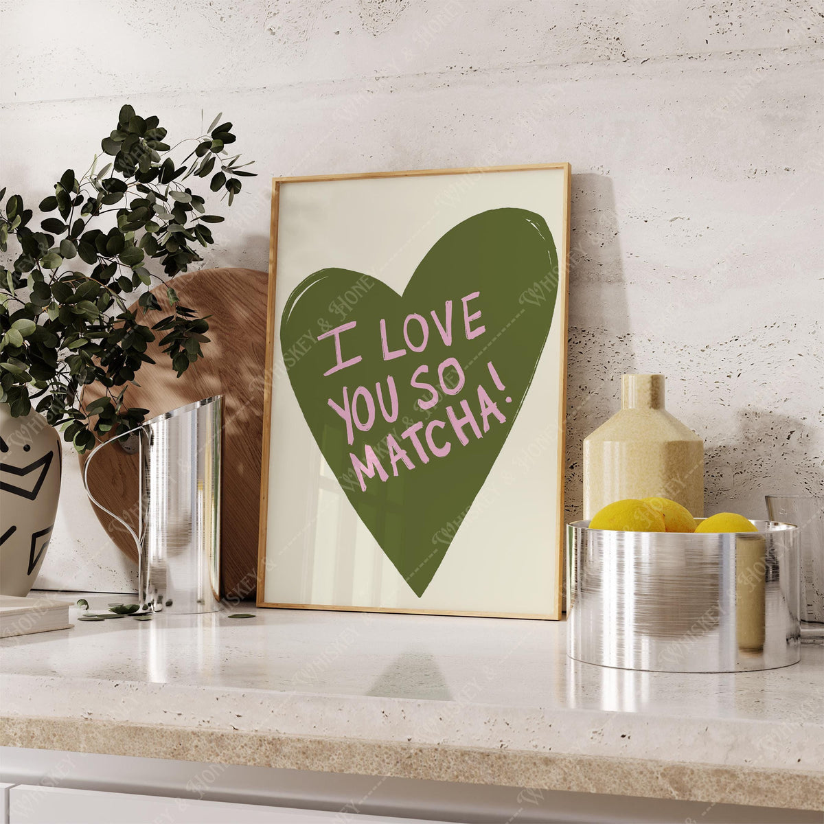 I Love You So Matcha Art Print