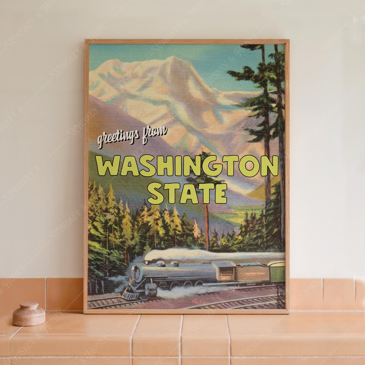 Washington State Travel Print